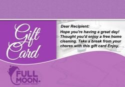 Cleaning Service Gift Cards